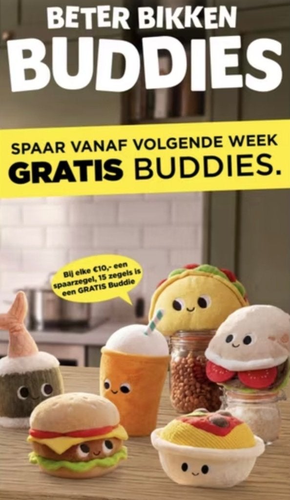 **GRATIS** Beter Bikken Buddies plus zegels, Verzamelen, Plus, Ophalen