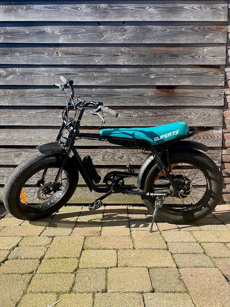 SUPER73-ZG Jet Black – nette staat + nieuwe accu, Zo goed als nieuw, Minder dan 47 cm, 30 tot 50 km per accu, Ophalen