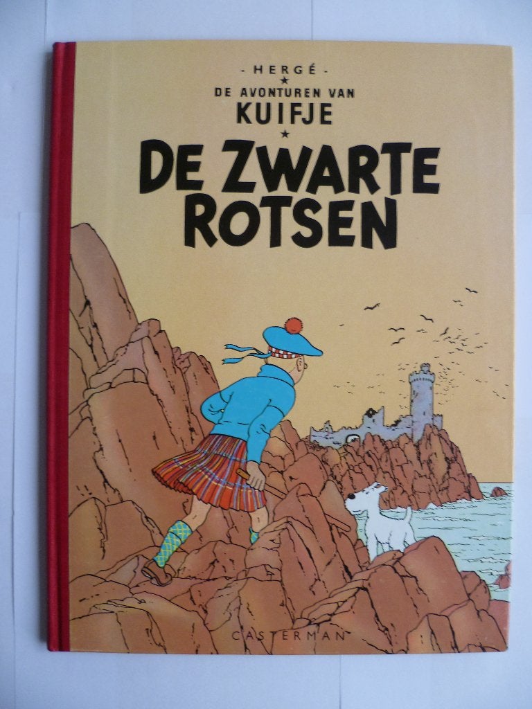 KUIFJE 1E DRUK FACSIMILE UITGAVE"DE ZWARTE ROTSEN"UIT 1987, Boeken, Eén stripboek, Nieuw, Ophalen of Verzenden, Hergé