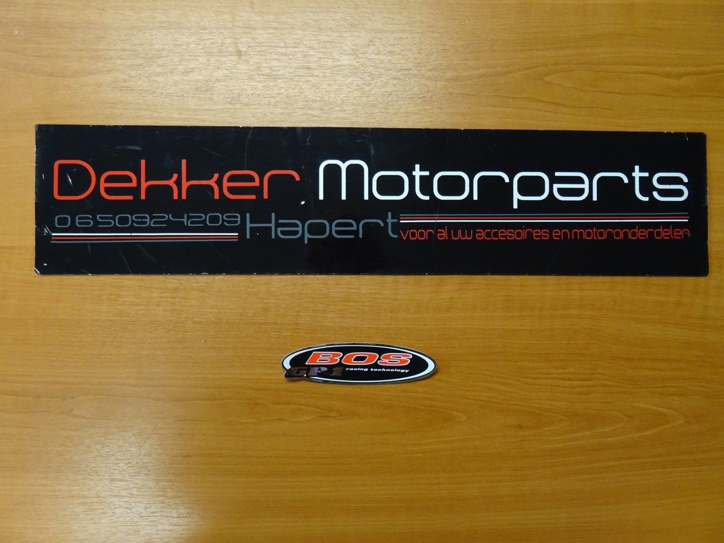 Bos Exhausts Uitlaat / Demper Sticker # Bos GP-1 Racing Tech, Motoren, Accessoires | Stickers, Ophalen of Verzenden, -, -, -