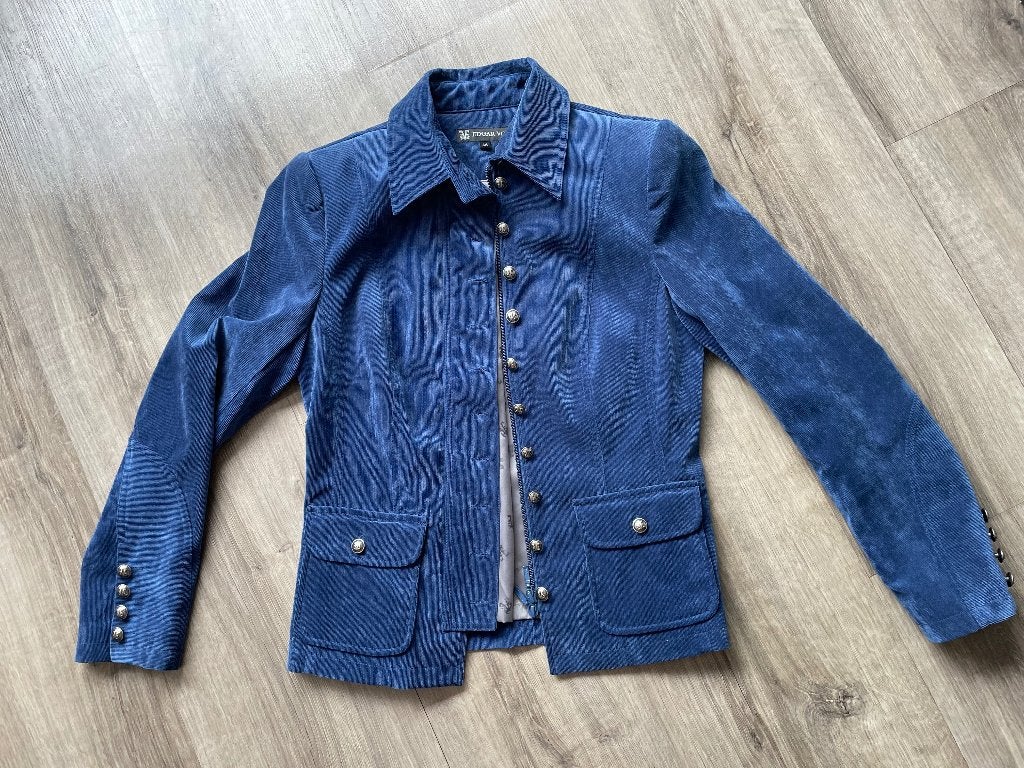 JASJE / BLAZER van Edgar Vos maat 36 - WD014, Waddinxveen, Blauw, Zo goed als nieuw, X