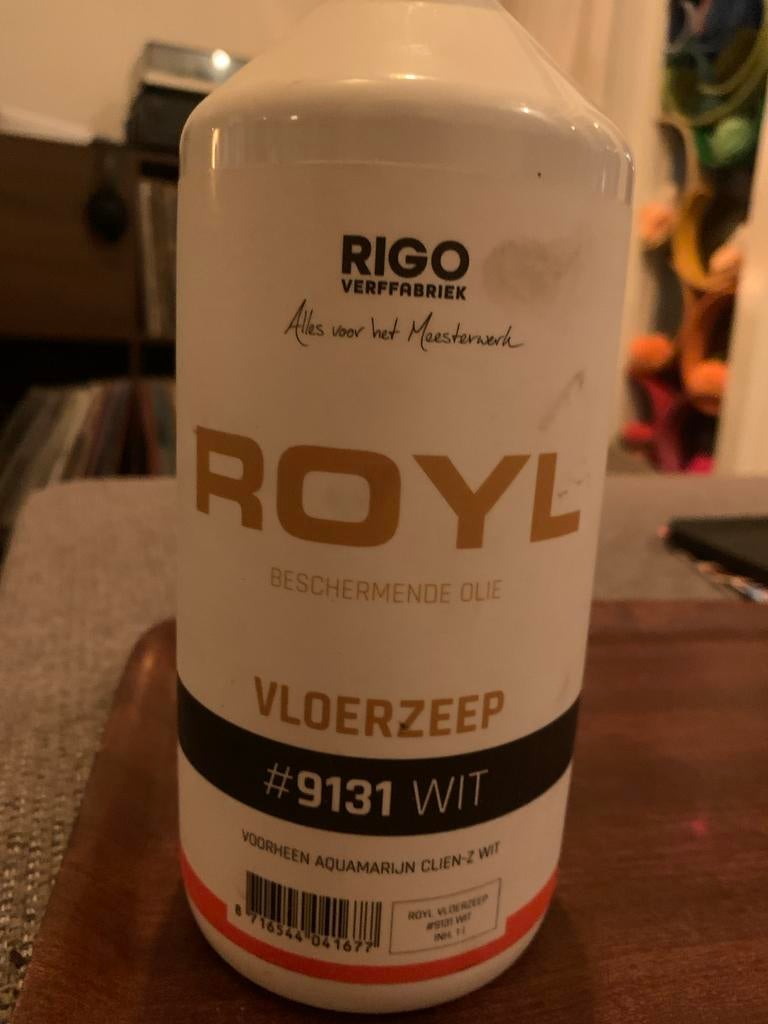 Royl Vloerzeep #9131 Wit, Wit, Nieuw, Ophalen of Verzenden, Lak