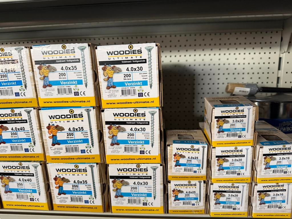 Schroeven te koop 4x40 torx 20, Ophalen, Nieuw, Minder dan 50 mm, Schroeven