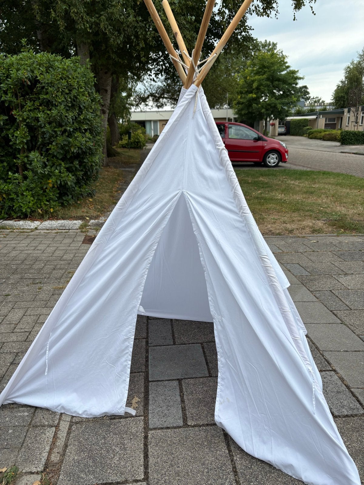 Witte kinder tipi tent, Ophalen, Gebruikt