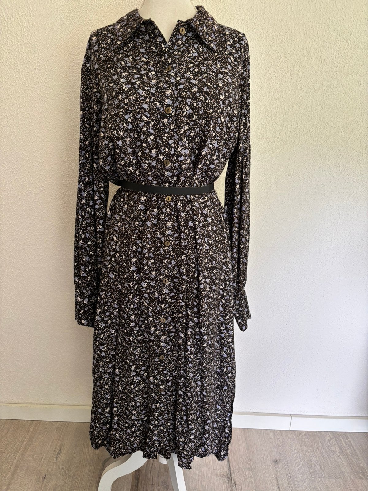 Desires overhemd jurk M *nieuw*, Kleding | Dames, Ophalen of Verzenden, Zo goed als nieuw, Blauw, Onder de knie