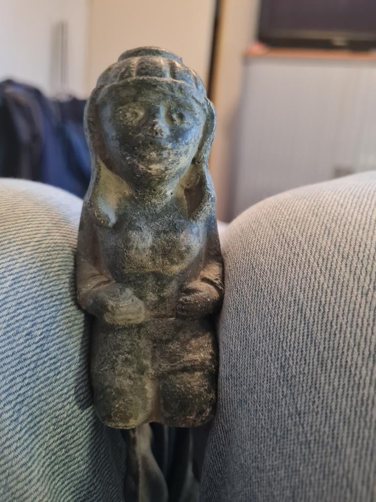 Lavasteen beeld inca (colombia), Ophalen of Verzenden