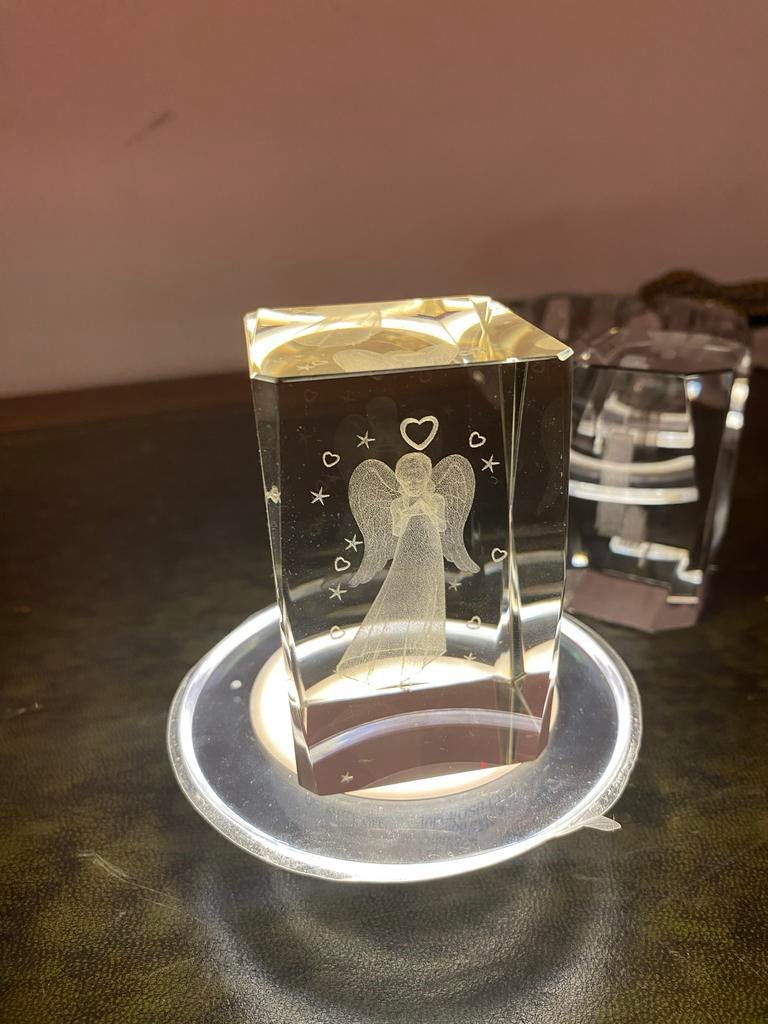 Prachtige glazen engel decoratie, Ophalen of Verzenden
