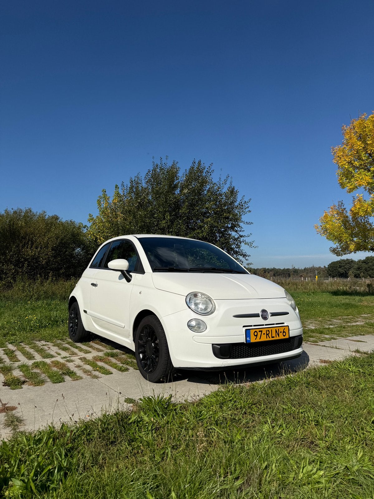 Foto 2 van Fiat 500 0.9 Twinair 2011 Wit