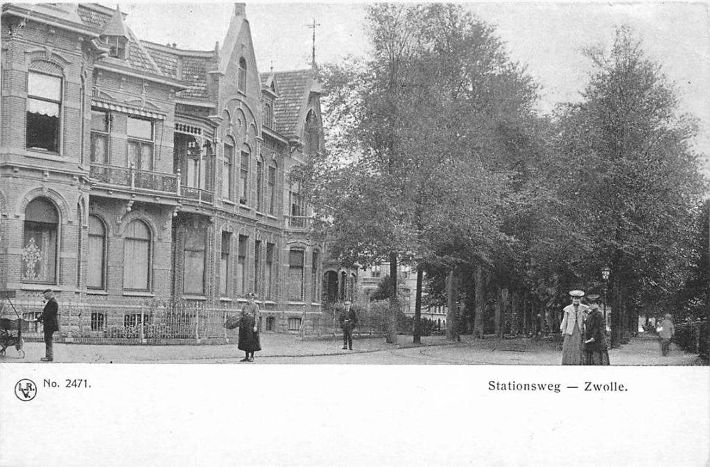 388-317-039 Zwolle Stationsweg, Verzenden, Voor 1920, Overijssel