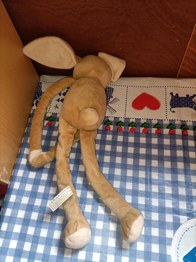Hema konijn knuffel met magneten in handen 36 cm groot, Kinderen en Baby's, Speelgoed | Knuffels en Pluche, Ophalen of Verzenden