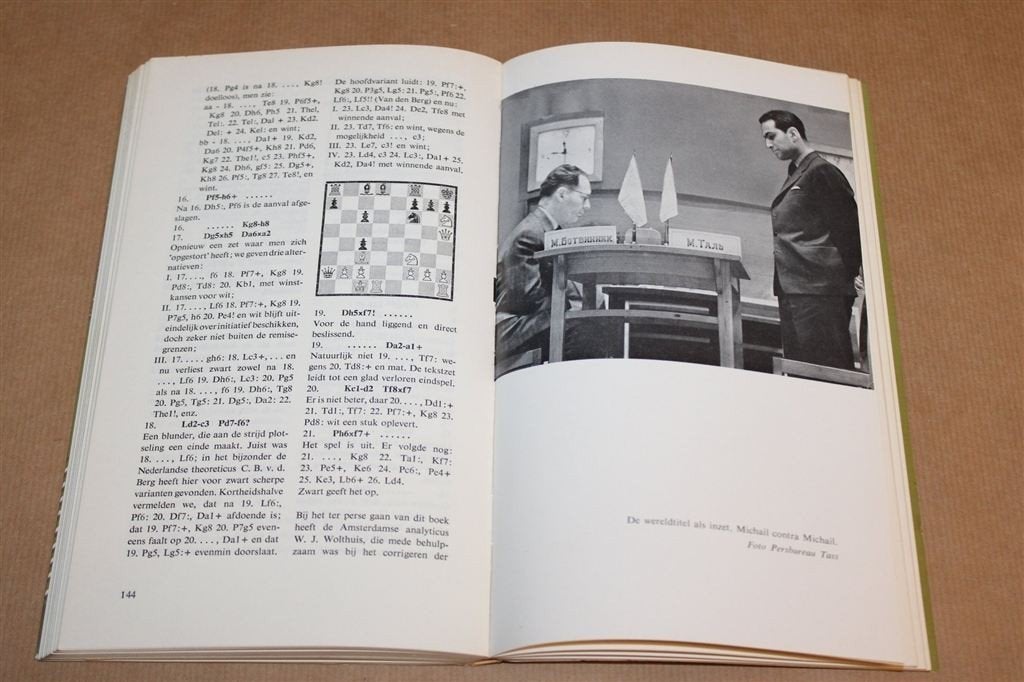 Michail Tal — Partijen van de Wereldkampioen Schaken 1961, Boeken, Ophalen of Verzenden, Gelezen, Overige onderwerpen