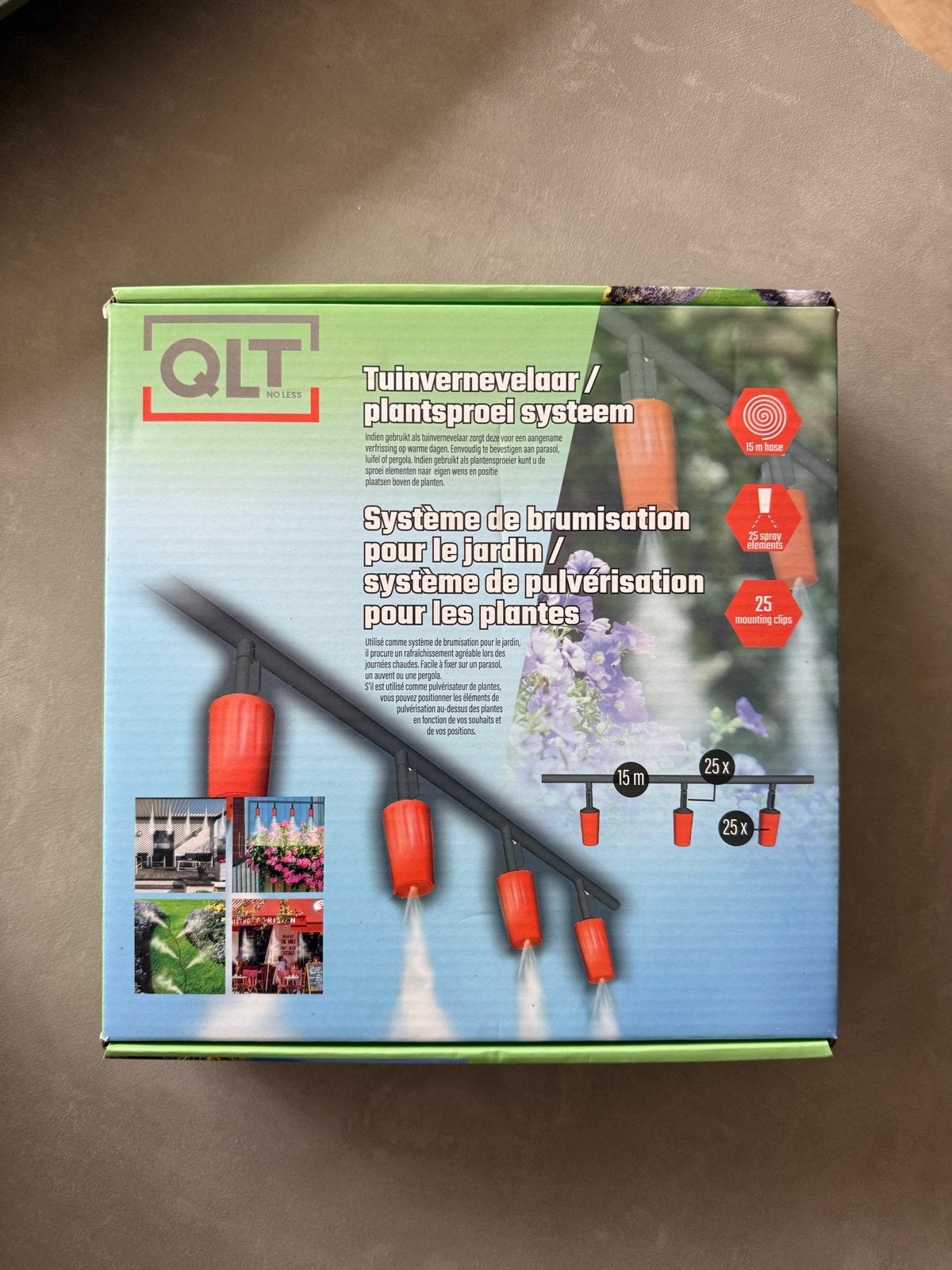 Nieuwe QLT Tuinvernevelaar / Plantensproei Systeem, Ophalen of Verzenden, Nieuw, Nevelsproeier