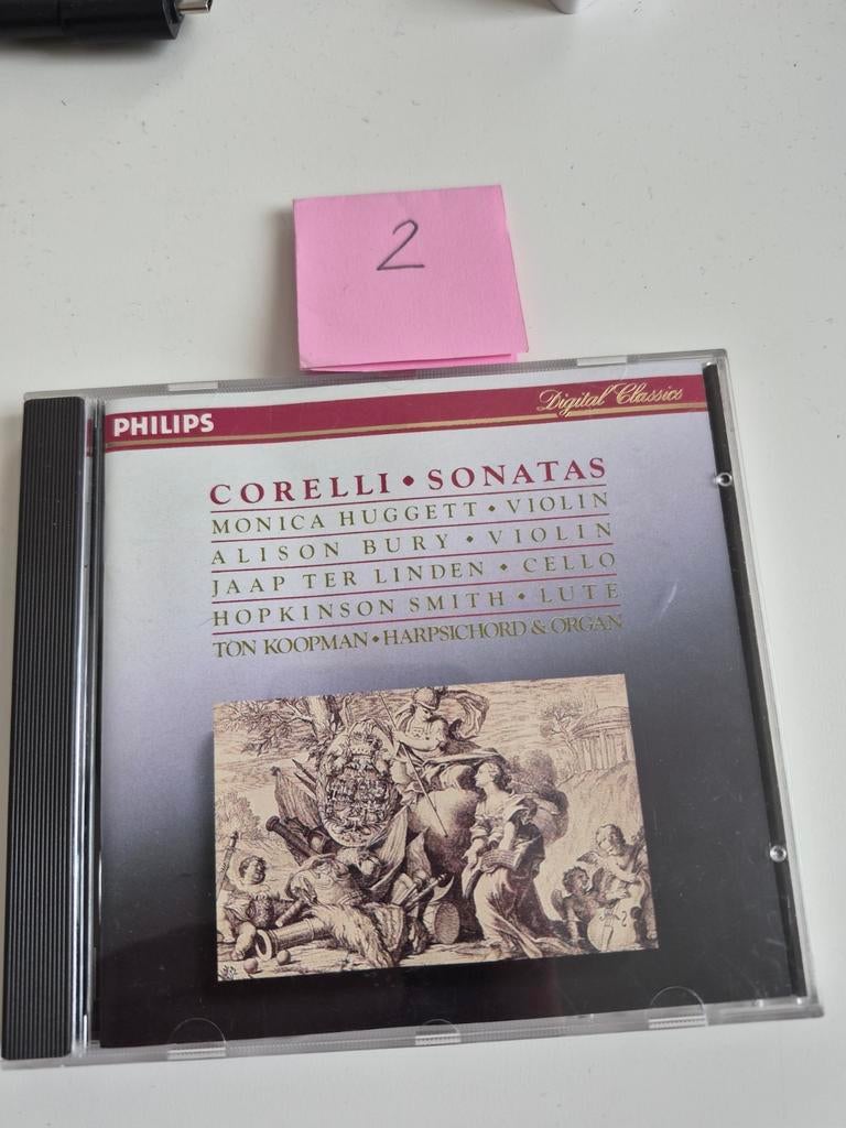 Corelli Sonatas - Monica Huggett, Ton Koopman CD, Ophalen of Verzenden