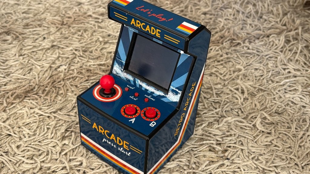 Retro mini Arcade machine 200 in 1 spel, Ophalen of Verzenden, Zo goed als nieuw