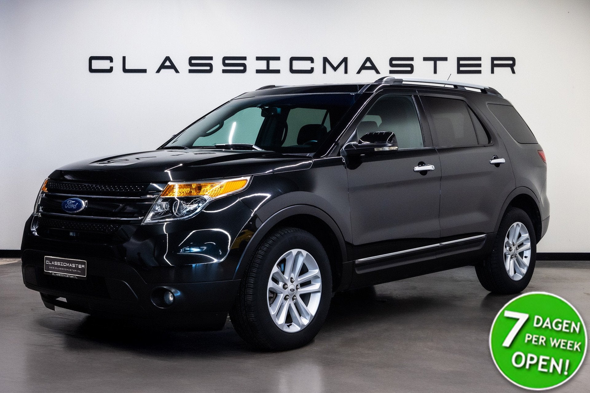 Ford EXPLORER Limited 7 Persoonsuitvoering 7 Persoonsuitvoer, Automaat, Gebruikt, Zwart, 3500 cc