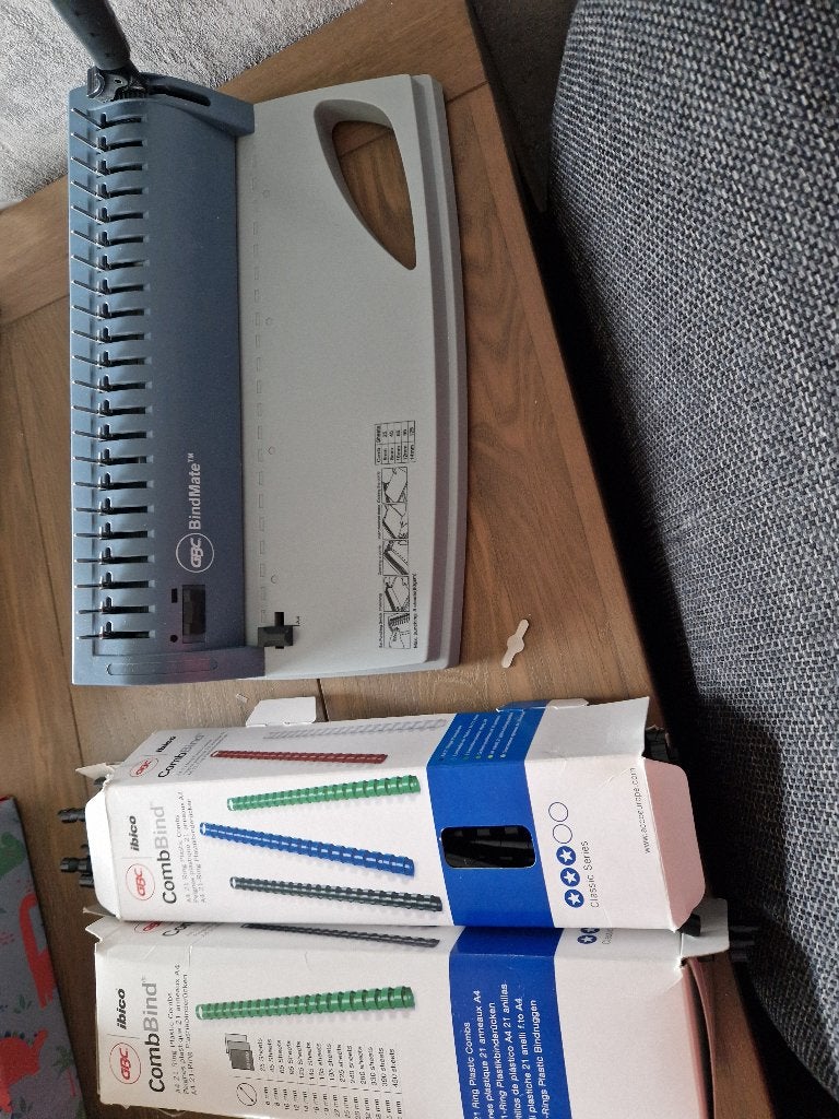 Gbc binder met diverse binders, Ophalen of Verzenden, Gebruikt