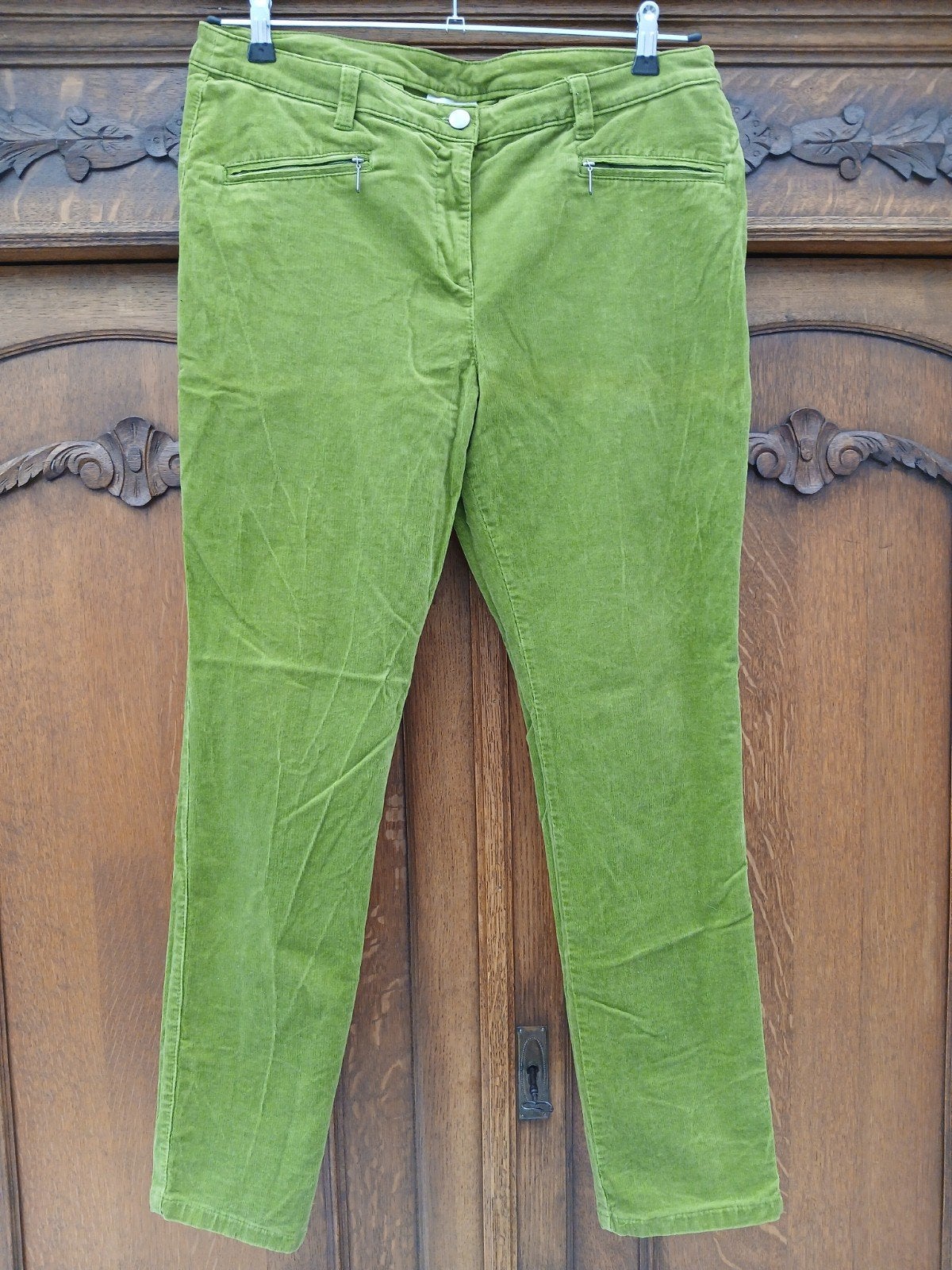 Canda nieuwe groene ribbroek maat 42, Kleding | Dames, Maat 42/44 (L), Nieuw, Ophalen of Verzenden, Lang