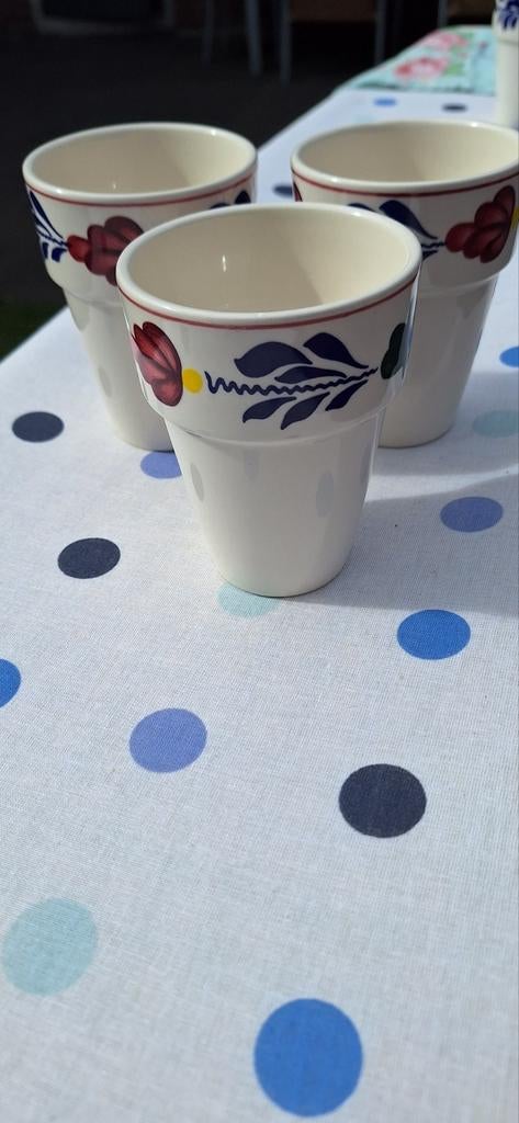 Boerenbont melkbeker sonja 250 ml, Antiek en Kunst, Antiek | Servies los, Ophalen of Verzenden