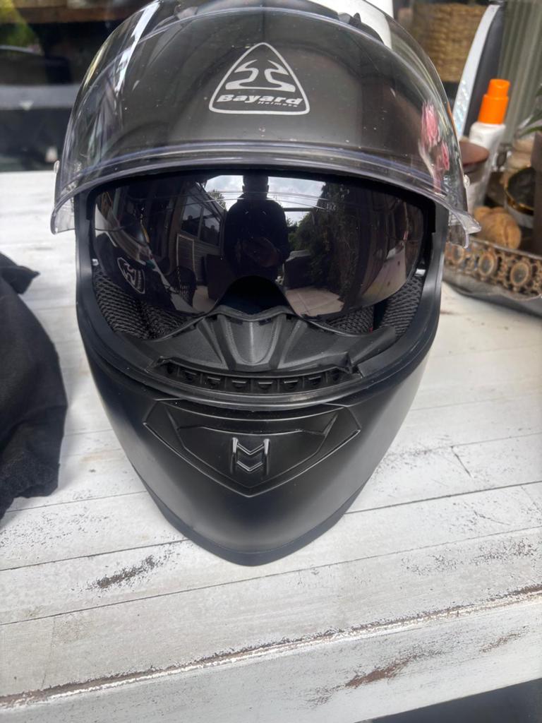 Bayard Integraalhelm Zwart - Maat M, Motoren, Kleding | Motorhelmen, M, Heren, Integraalhelm, Tweedehands