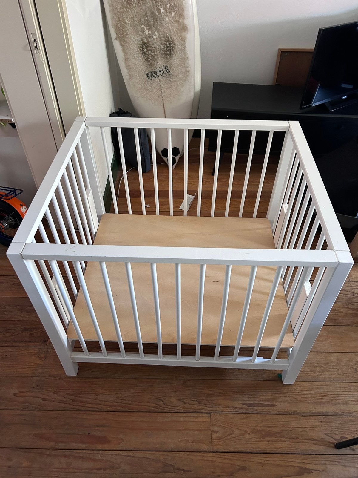 Gratis box met boxkleed, Kinderen en Baby's, Boxen, Ophalen, Zo goed als nieuw, Boxkleed