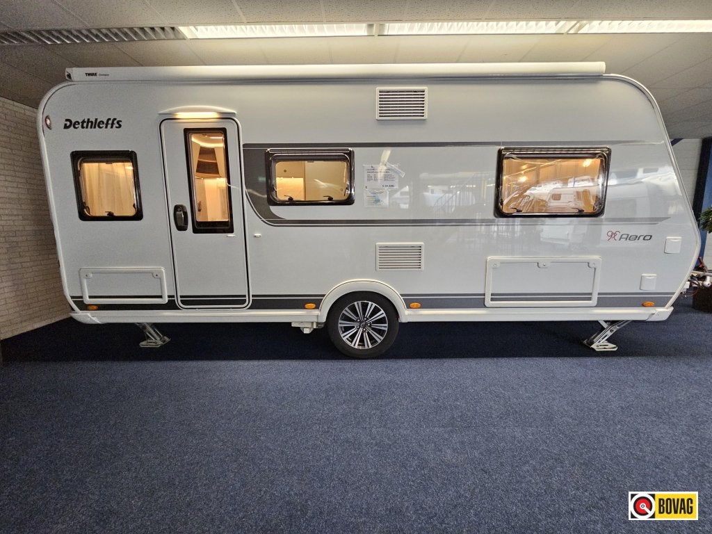 Dethleffs Aero 510 ER OMNISTOR/ MOVER/ AIRCO, Caravans en Kamperen, Caravans, Rondzit, Bedrijf, Schokbreker, Dethleffs