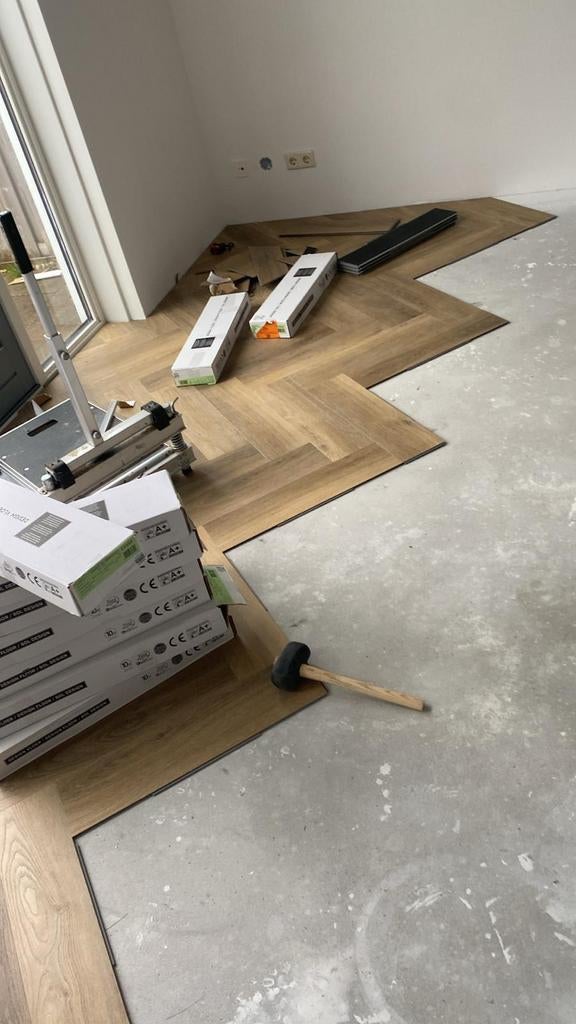 Schilderwerk, Stucwerk & Vloeren Leggen – Strak Resultaat, Ophalen of Verzenden, Nieuw, 75 m² of meer, Laminaat