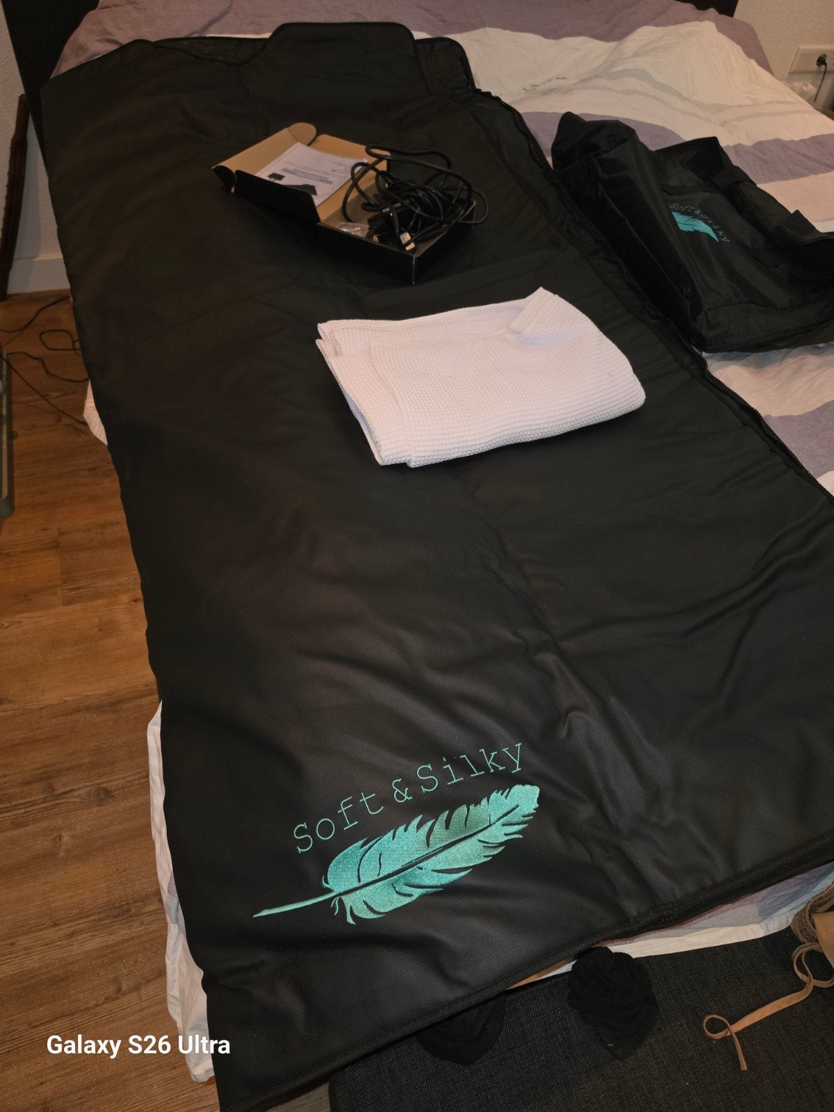Soft & Silky Infrarood Sauna Deken - Warmtedeken, Ophalen of Verzenden, Zo goed als nieuw, Overige typen