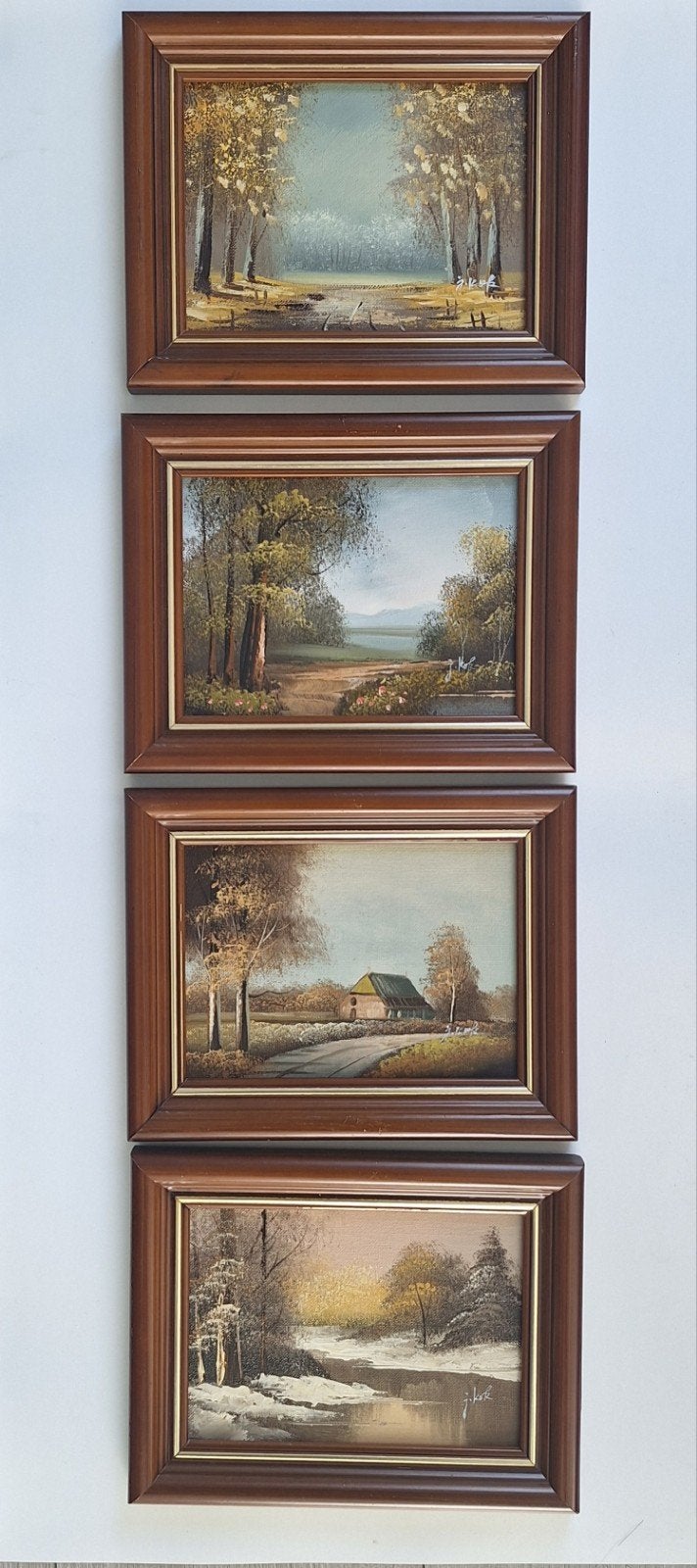 Prachtige olieverf schilderijtjes van J. Kok, Ophalen of Verzenden