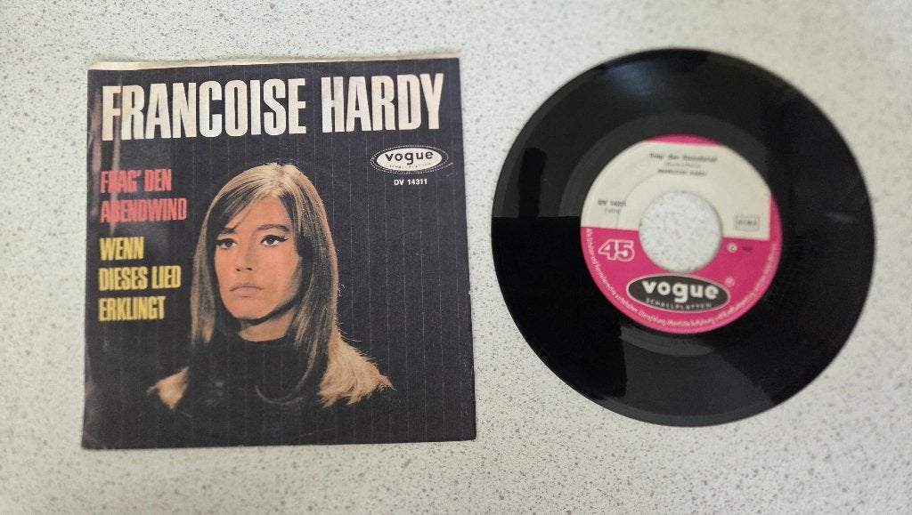 Single Françoise Hardy - Frag' den Abendwind, Cd's en Dvd's, Ophalen of Verzenden, Gebruikt, Pop