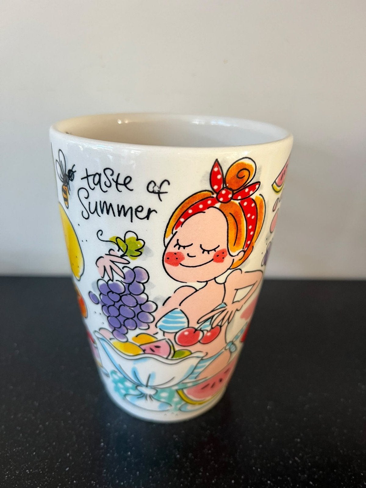Blond Amsterdam Mok 'Taste of Summer' - Zomerse Vrolijkheid, Ophalen of Verzenden, Zo goed als nieuw, Kop(pen) en/of Schotel(s)