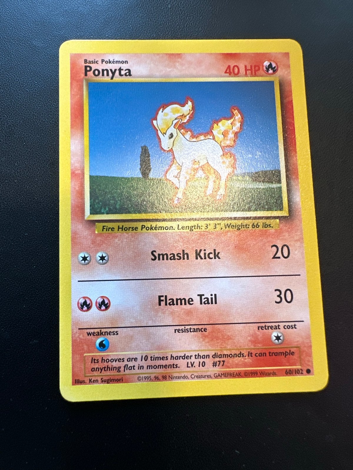 Ponyta - Basis Set 60/102 (1999), Ophalen of Verzenden, Gebruikt, Losse kaart