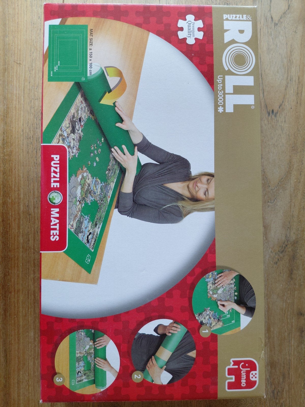 Jumbo Puzzle & Roll Mat - Puzzelmat tot 3000 stukjes, Hobby en Vrije tijd, Denksport en Puzzels, Ophalen of Verzenden, Meer dan 1500 stukjes