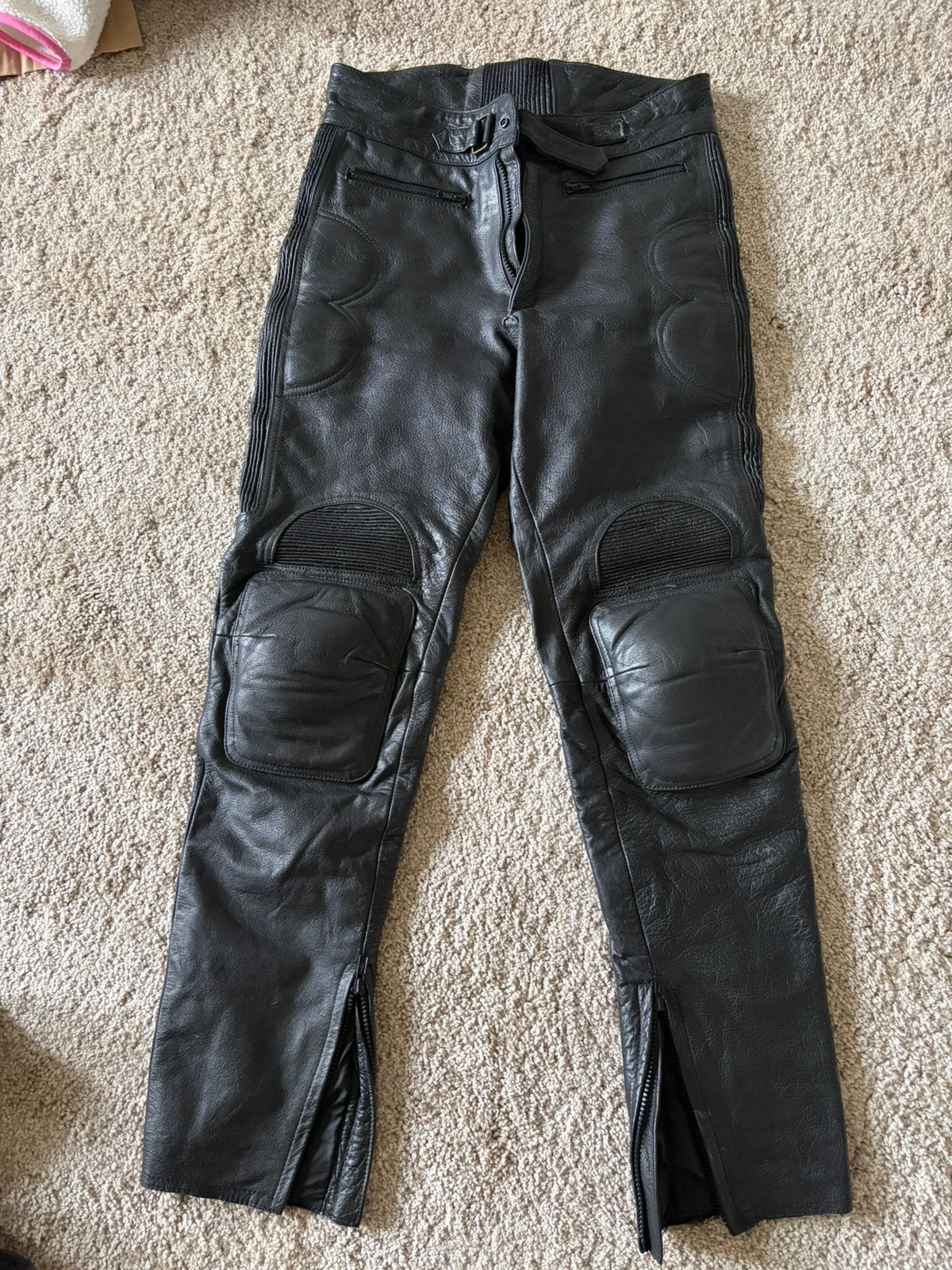 Leren motorbroek mt M, Ophalen of Verzenden, Tweedehands, Broek | leer