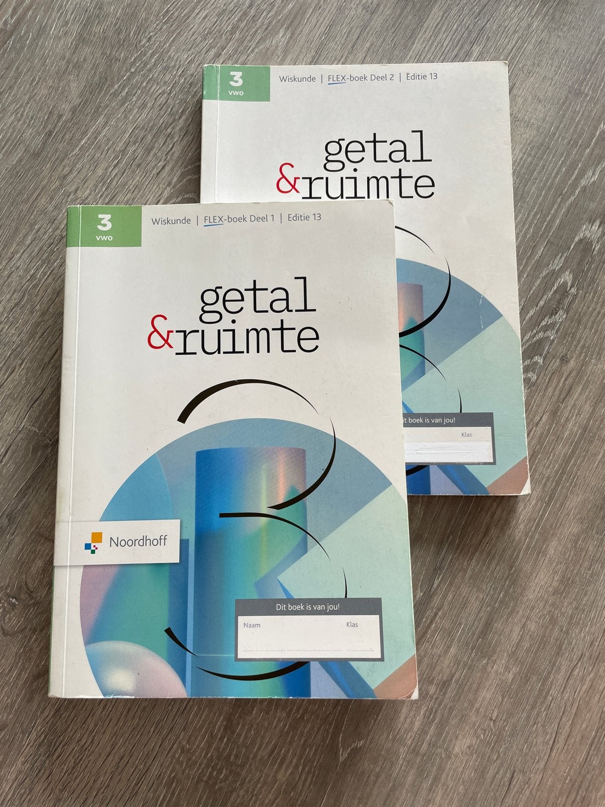 Wiskunde Getal & Ruimte VWO 3 FLEX-boek Deel 1 & 2, Boeken, Ophalen, Zo goed als nieuw, VWO, Wiskunde A