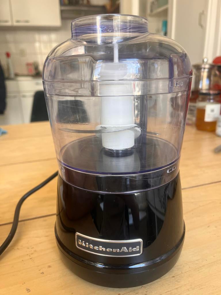 KitchenAid Hakmolen Zwart, Ophalen of Verzenden, Gebruikt