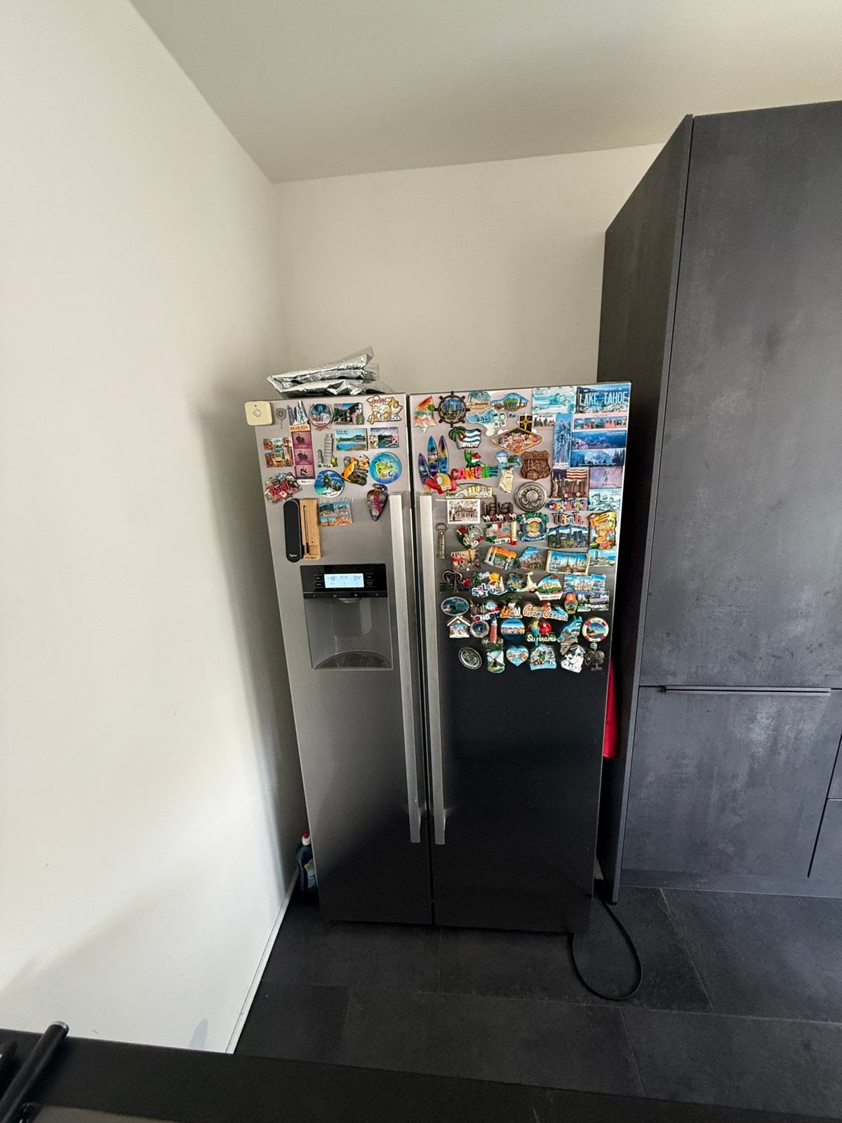 Bosch KAD92HI31 serie 8 amerikaanse koelkast 6 jaar oud, Witgoed en Apparatuur, Koelkasten en IJskasten, Ophalen, Zonder vriesvak