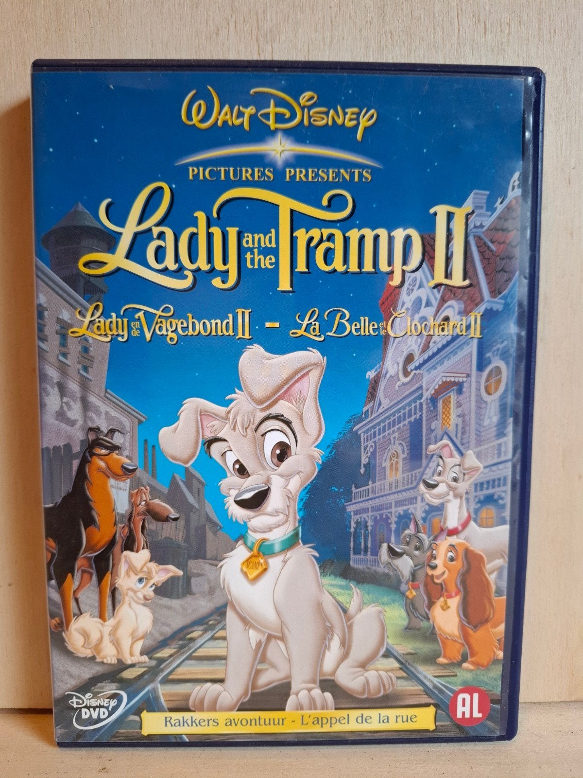 Lady en de Vagebond 2 - Animatie Disney - DVD, Tekenfilm, Ophalen of Verzenden, Zo goed als nieuw, Alle leeftijden