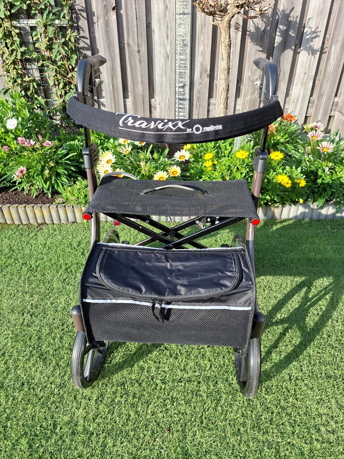 ZGAN Travixx rollator 3x gebruikt, Ophalen, Lichtgewicht, Nieuw