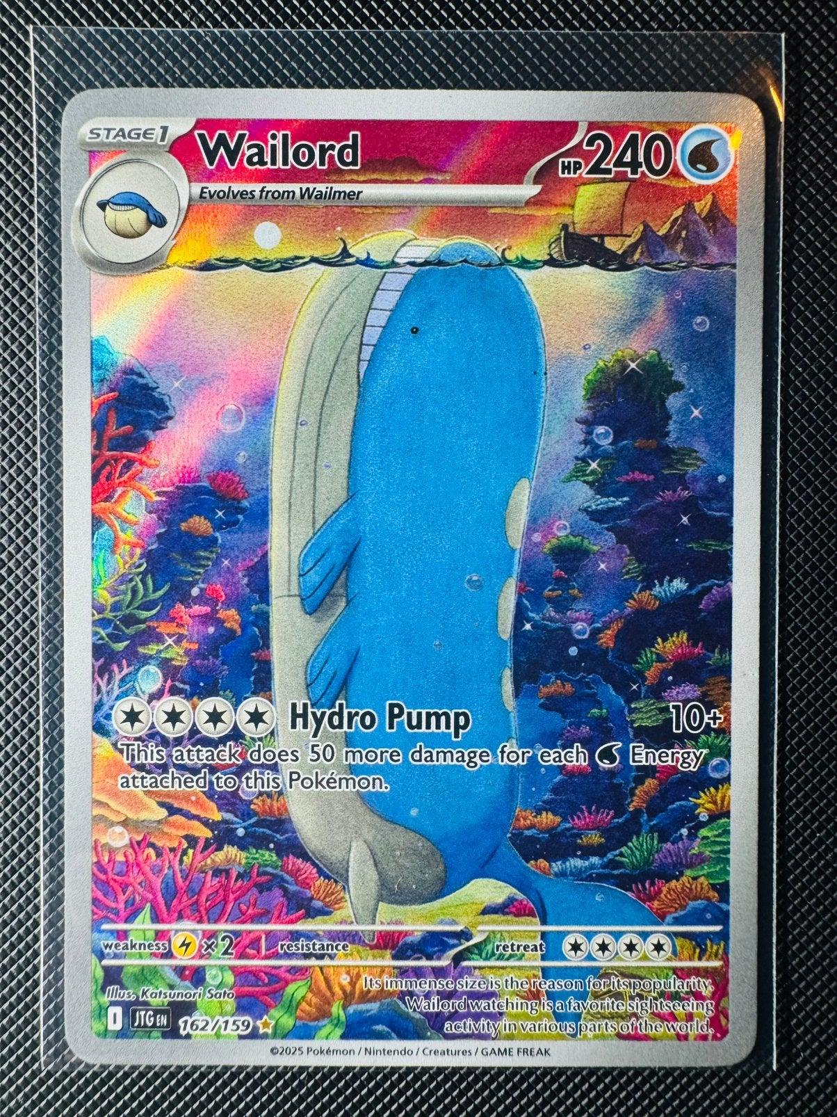Pokémon Wailord #162 Journey Together, Ophalen of Verzenden, Zo goed als nieuw