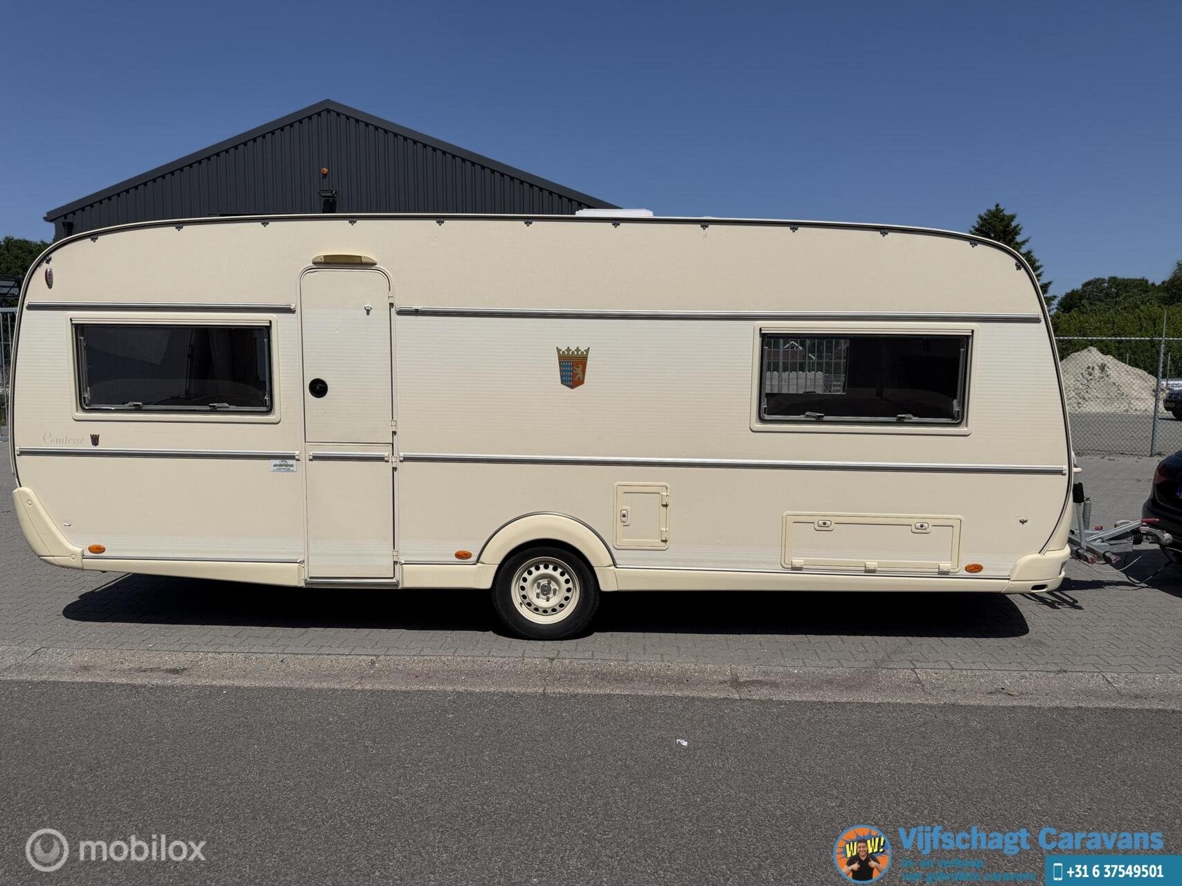 Tabbert Comtesse 560 incl voortent, Tabbert, 7 tot 8 meter, Bedrijf, Schokbreker