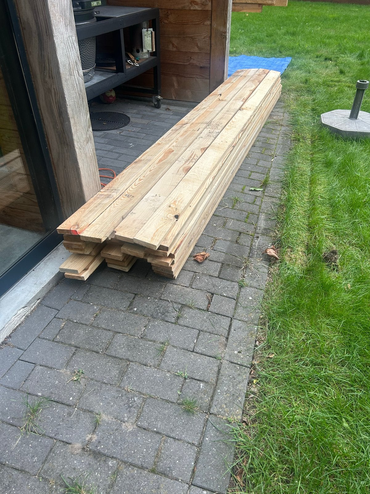 Gebruikte houten planken, Ophalen, Gebruikt, Minder dan 25 mm, Plank