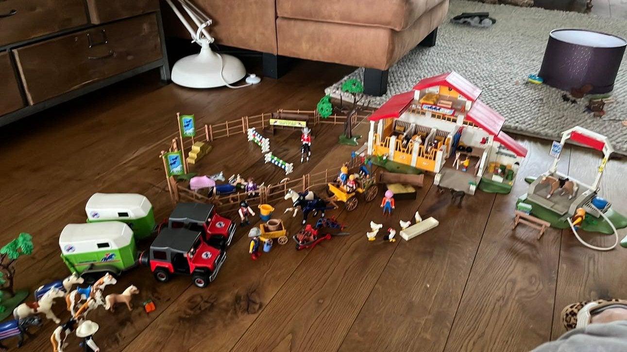 Playmobil paarden manege, Ophalen of Verzenden, Zo goed als nieuw