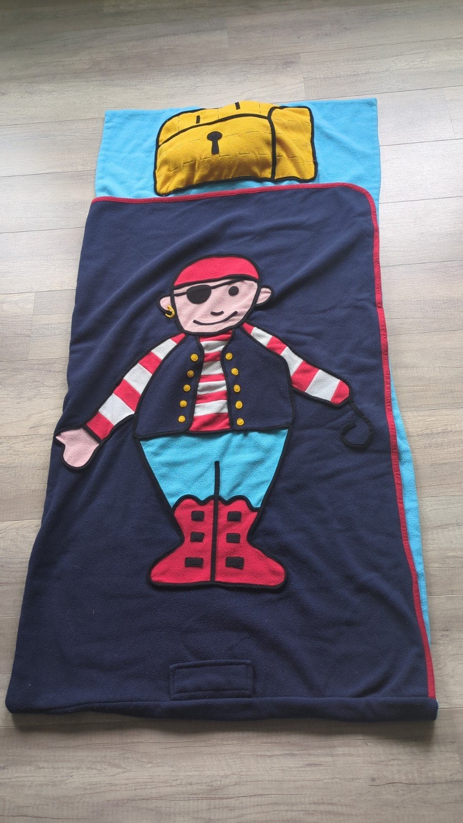 slaapzak fleece kinderen met leuke opdruk, Ophalen of Verzenden, Jongetje of Meisje, Blauw, Deken of Dekbed