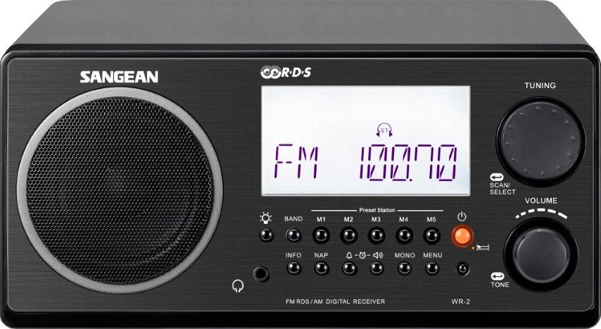 SANGEAN WR-2 Retro AM/FM Radio met wekker >>NIEUW<<, Ophalen of Verzenden, Nieuw, Radio