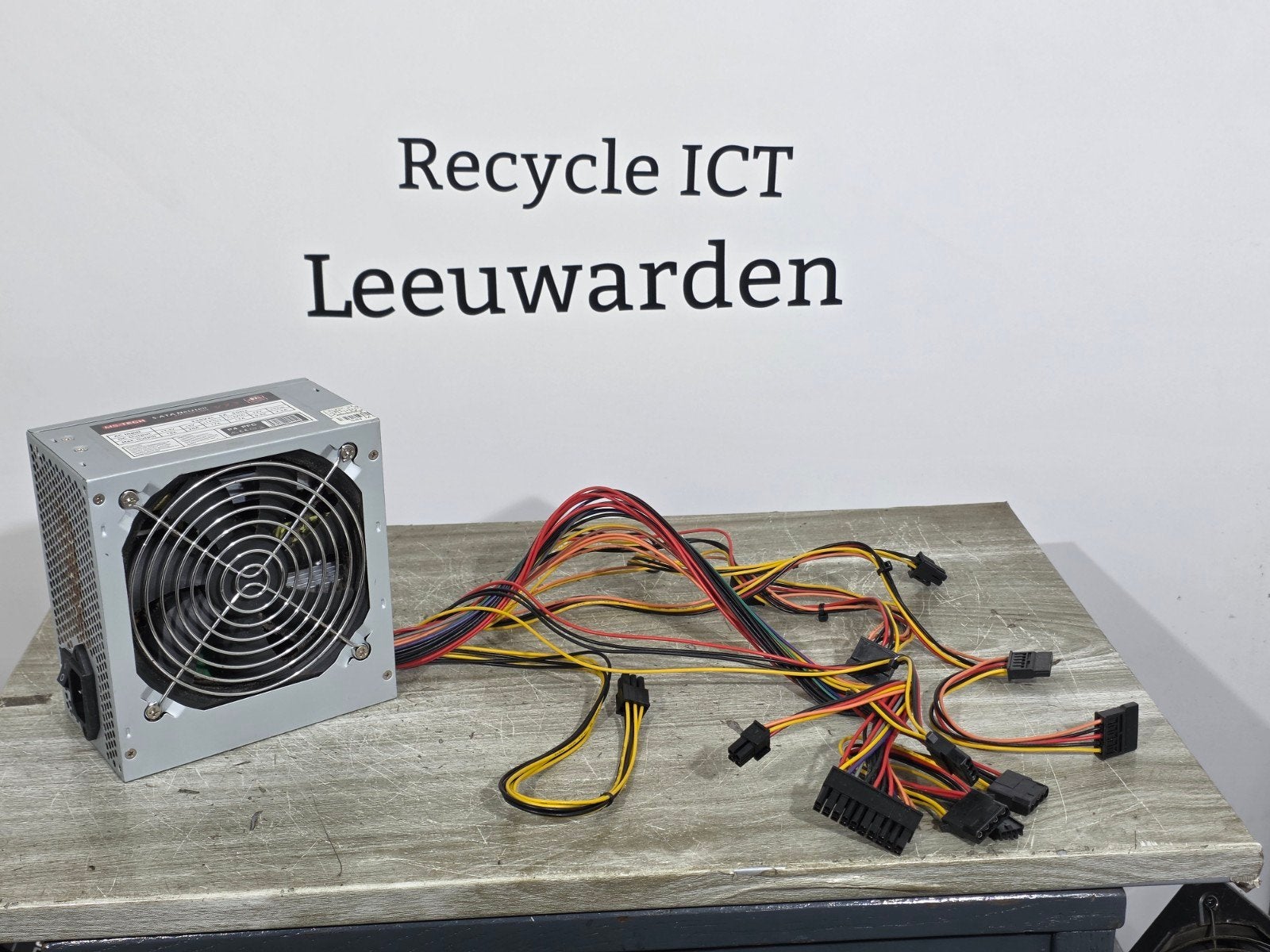 Ms-tech 450w max voeding psu power supply ms-n450-sys rev. b, Gebruikt, ., Ophalen of Verzenden, .