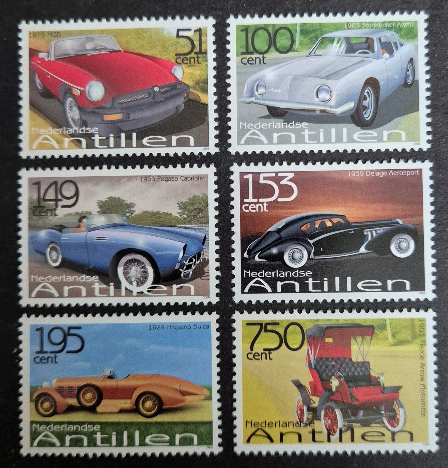 NVPH 1652-1657 Auto's, Ophalen of Verzenden, Postfris