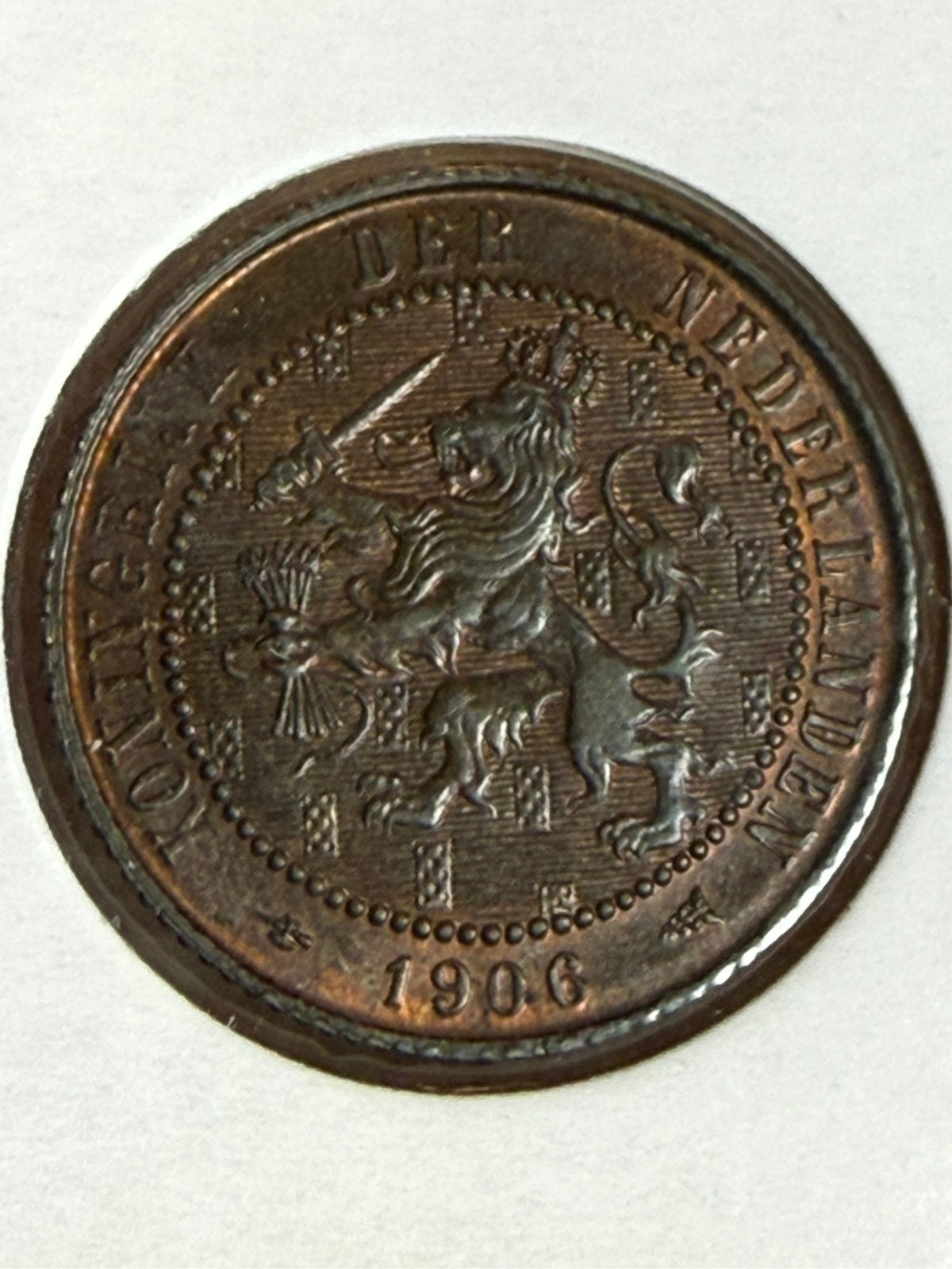 2 1/2 cent 1906 hoge kwaliteit, Ophalen of Verzenden, Koningin Wilhelmina, 1 cent, Losse munt