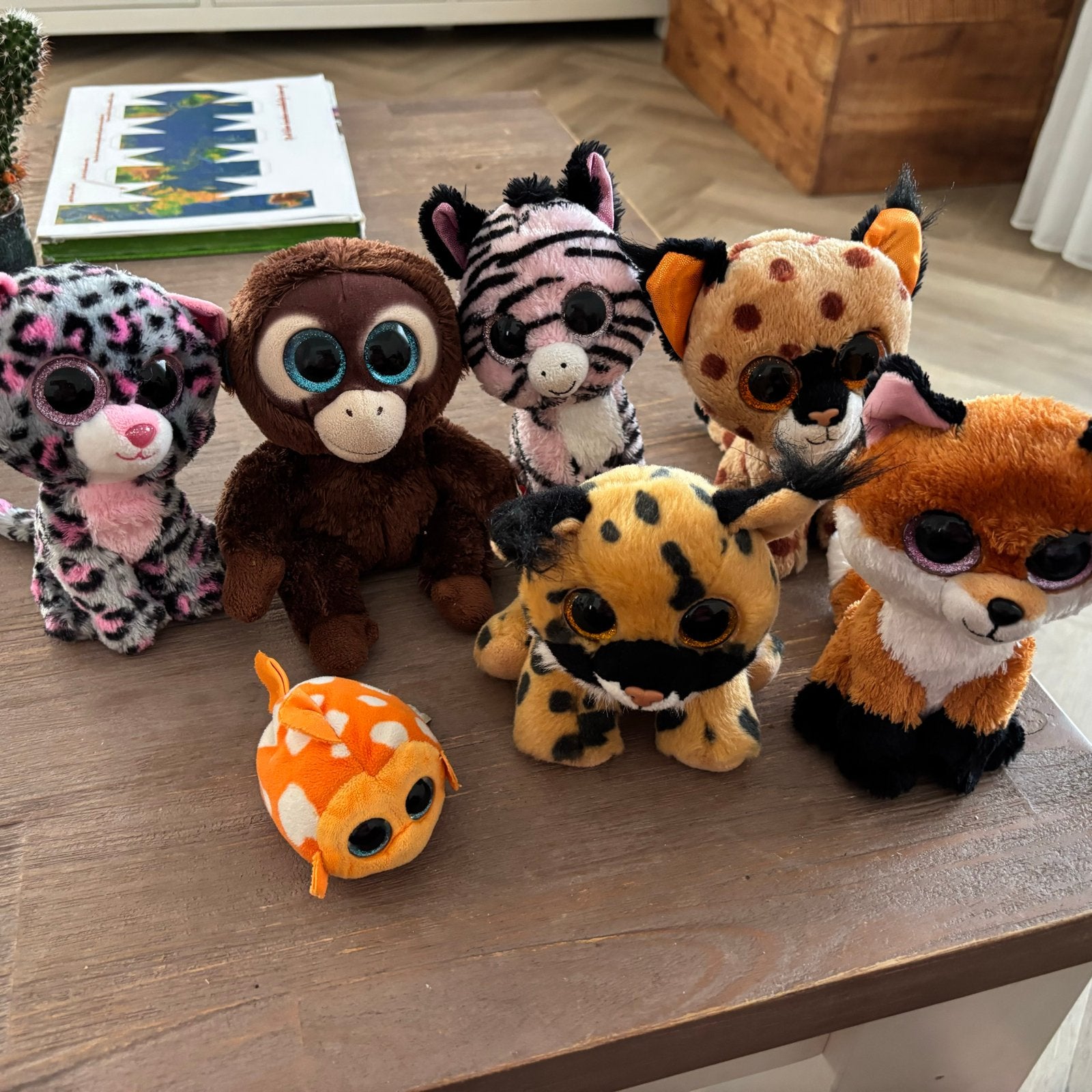 Ty Beanie Boo knuffels - Diverse dieren, Gebruikt, Ophalen of Verzenden, Met label, Klein (minder dan 20 cm)