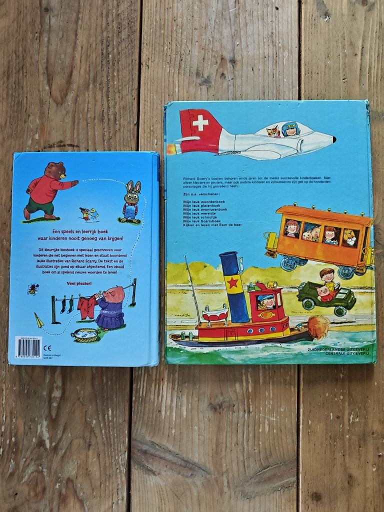 2 Boeken van Richard Scarry., Boeken, Ophalen of Verzenden, Zo goed als nieuw, Fictie algemeen