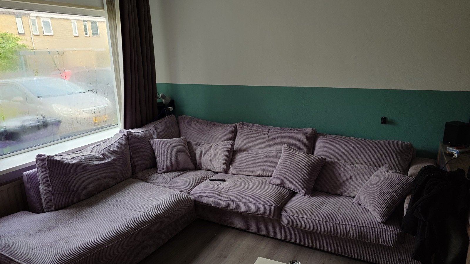Ruime hoekbank - 3.20m x 2.60m, Ophalen, Hoekbank, 300 cm of meer, Zo goed als nieuw